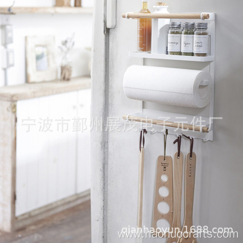 Iron magnetic rack roll paper towel rack